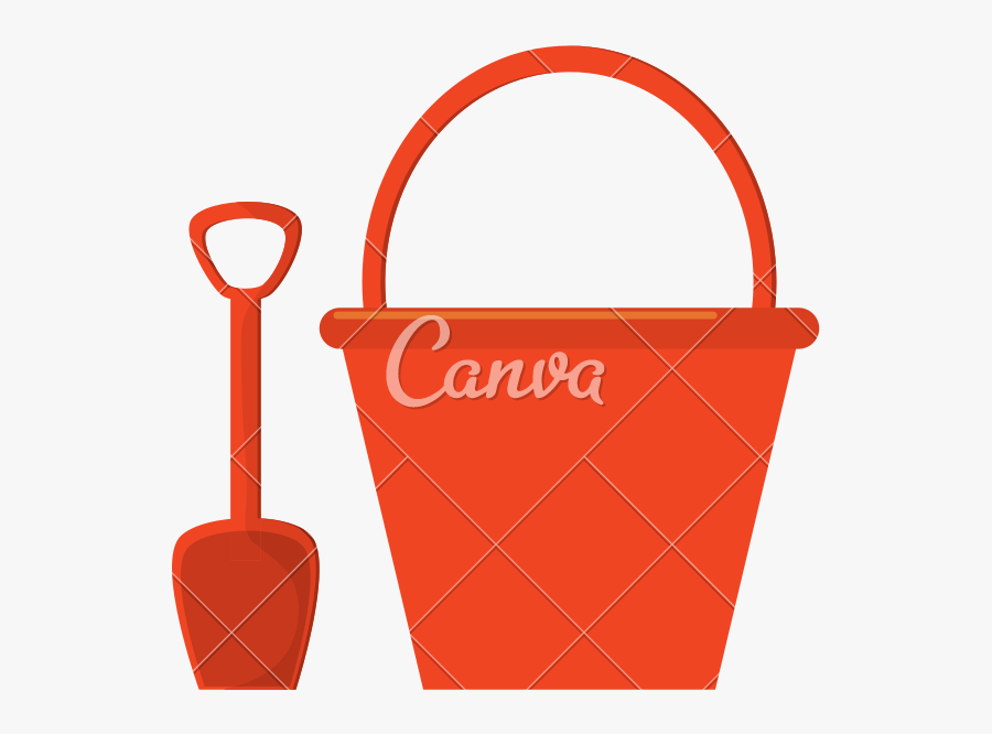 Transparent Beach Pail And Shovel Clipart - Canva, Transparent Clipart