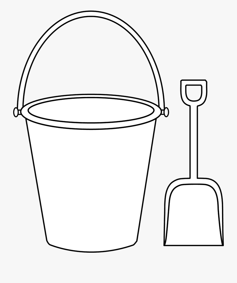 Beach Bucket Coloring Page Sketch Coloring Page