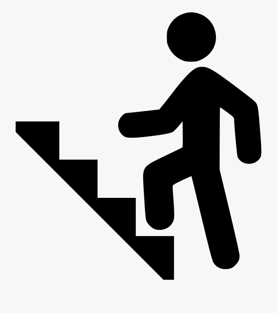 Climbing Stairs Png Svg Freeuse Download - Climbing Stairs Clipart, Transparent Clipart
