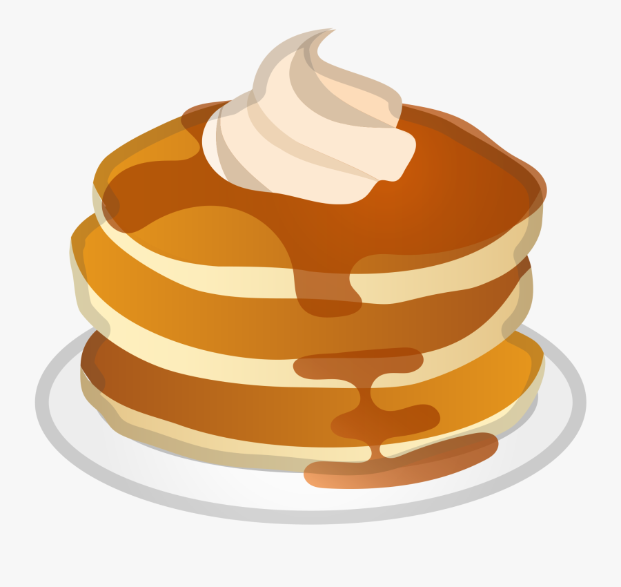 Pancakes Clipart Svg - Transparent Background Pancake Icon, Transparent Clipart