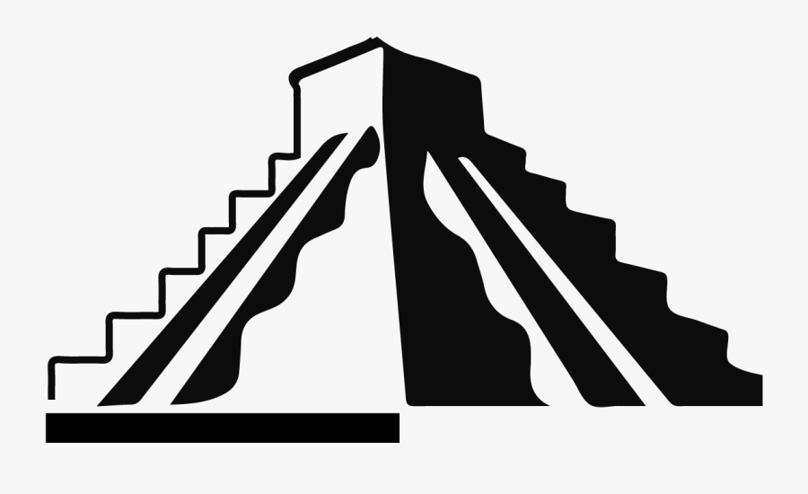 Piramide Stairs - Vector Piramide Azteca, Transparent Clipart