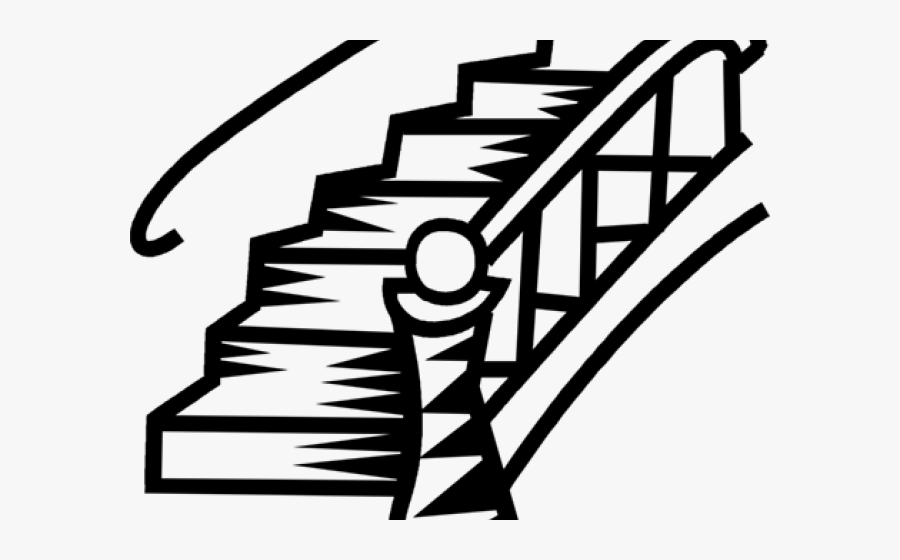 Stairs Black And White Png , Free Transparent Clipart - ClipartKey