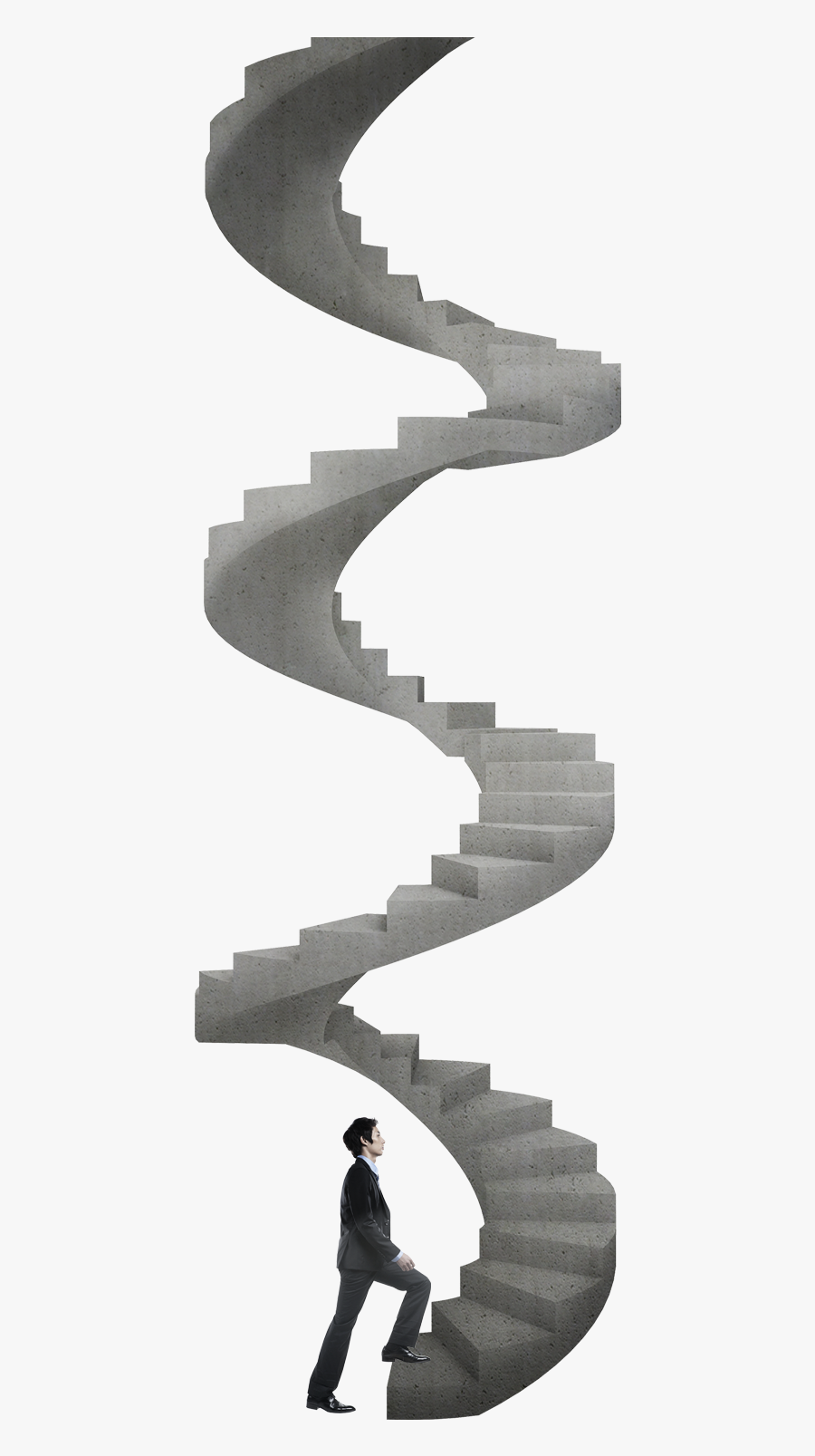 Staircase Vector Spiral - Stairs, Transparent Clipart