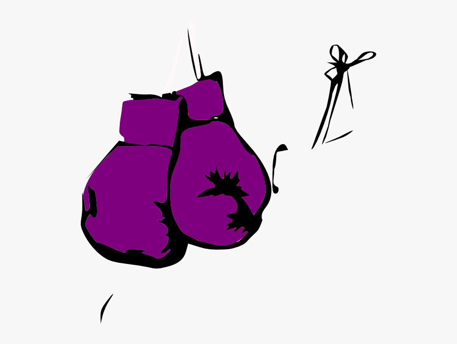 Cartoon Boxing Gloves Hanging, Transparent Clipart