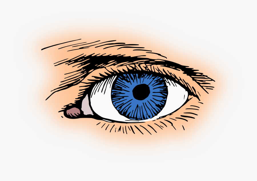 Blue Vector Image Free - Eye Clipart, Transparent Clipart