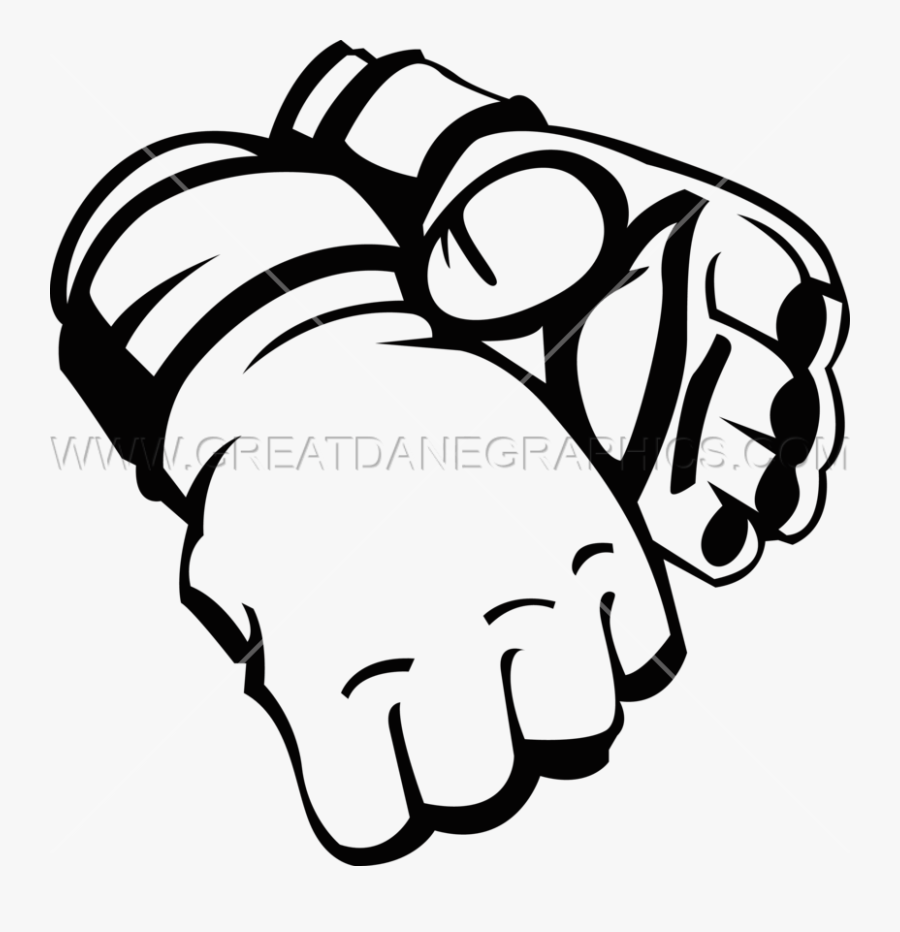 Mma Gloves Mma Gloves Silhouette Png Free Transparent Clipart Clipartkey