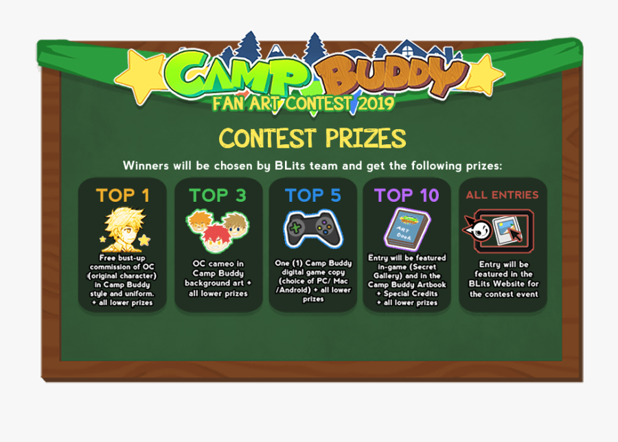 Camp Buddy Gallery, Transparent Clipart