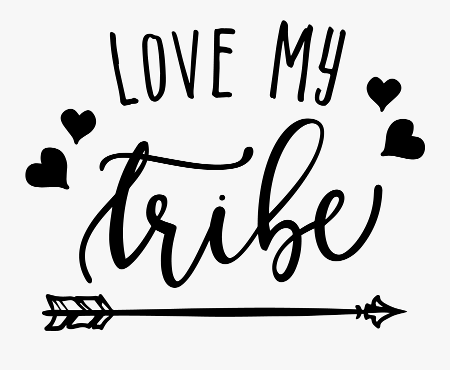 Thankful For My Tribe, Transparent Clipart