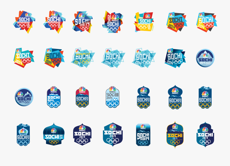 Nbc Olympics Sochi 2014 Logo, Transparent Clipart