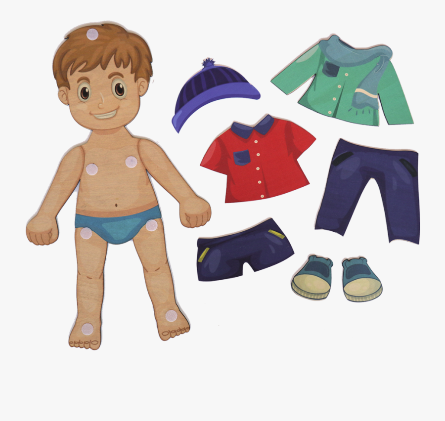 Boy Dress Up Doll, Transparent Clipart