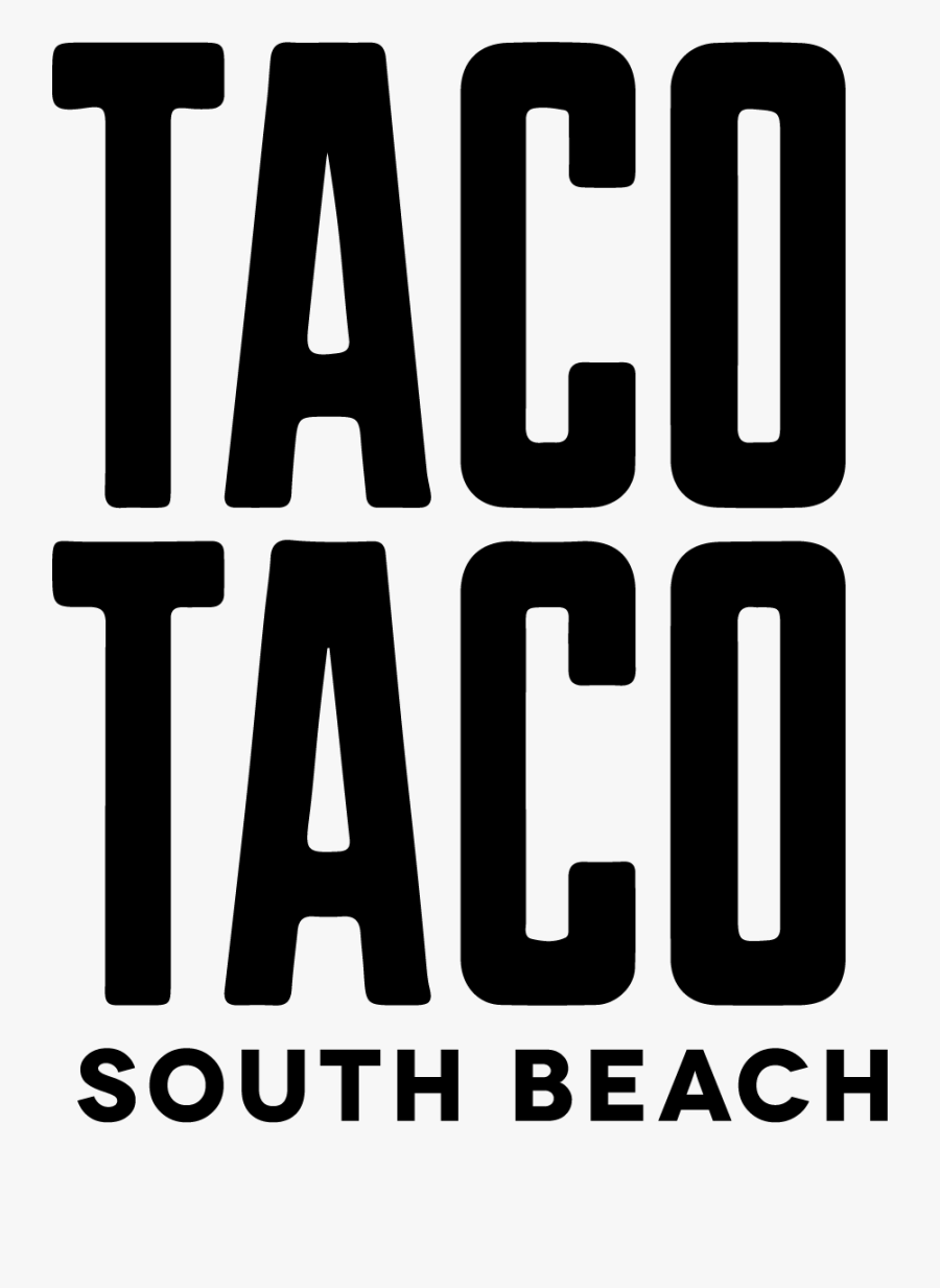 Taco Taco Miami Beach Logo, Transparent Clipart