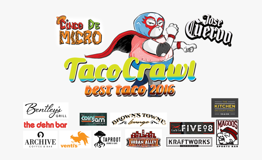 Bring On The Second Annual Taco Crawl - Centra, Transparent Clipart