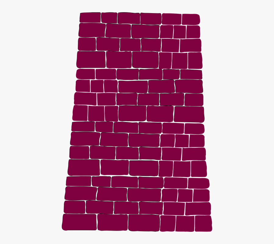 Wall, Brick, Purple, Tower, Rapunzel - Brick Wall Clipart, Transparent Clipart