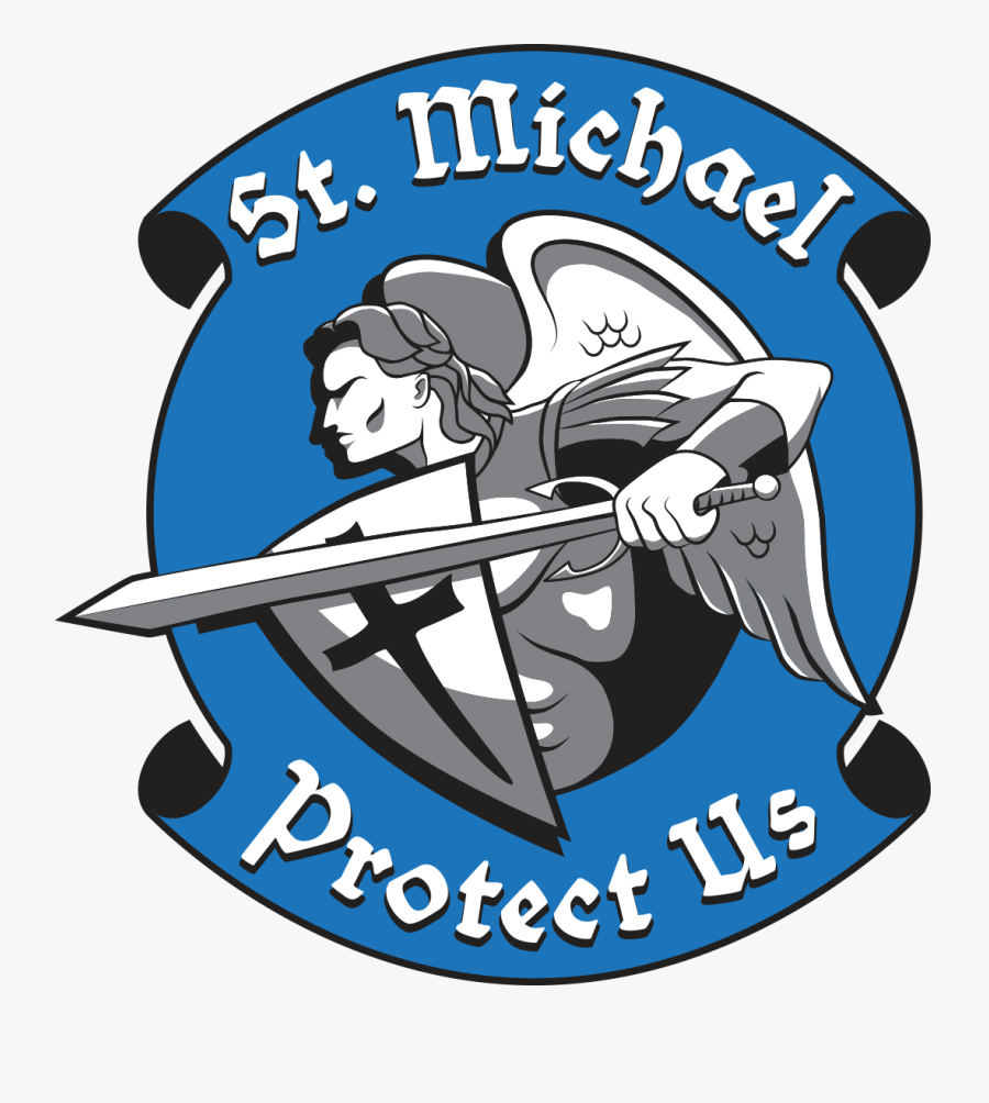 Cop Clipart Dispatcher - Saint Michael Archangel Logo, Transparent Clipart