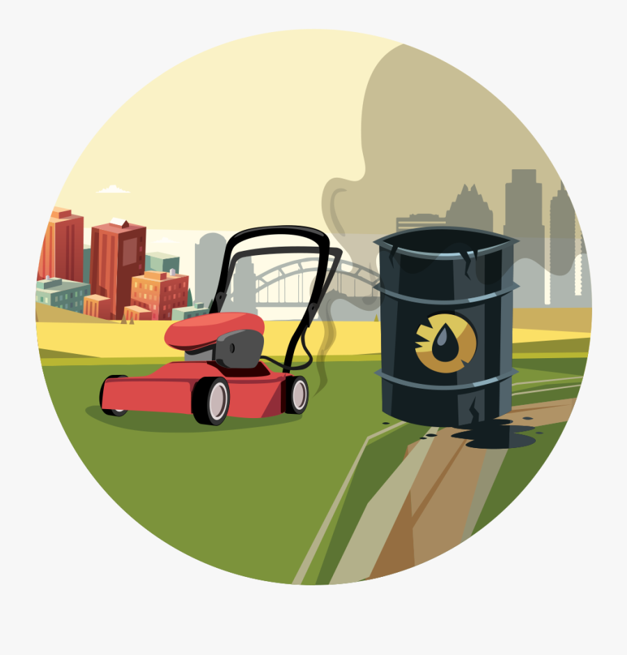 Mowing Clipart Yard Cleaning - Walk-behind Mower, Transparent Clipart