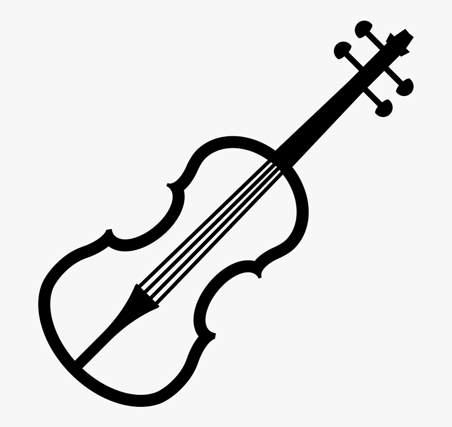Collection Of Free Violin Drawing Simple Download On - Violin Png Line Art, Transparent Clipart