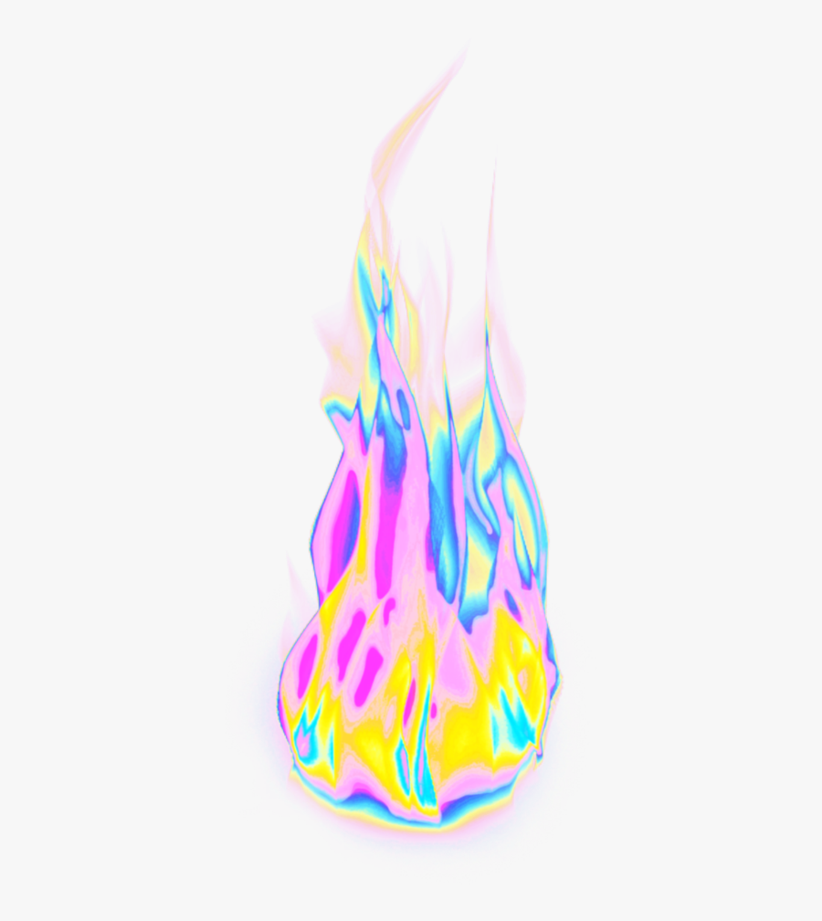#fire #flames #aesthetic #color #dream #emoji #glitter - Illustration, Transparent Clipart