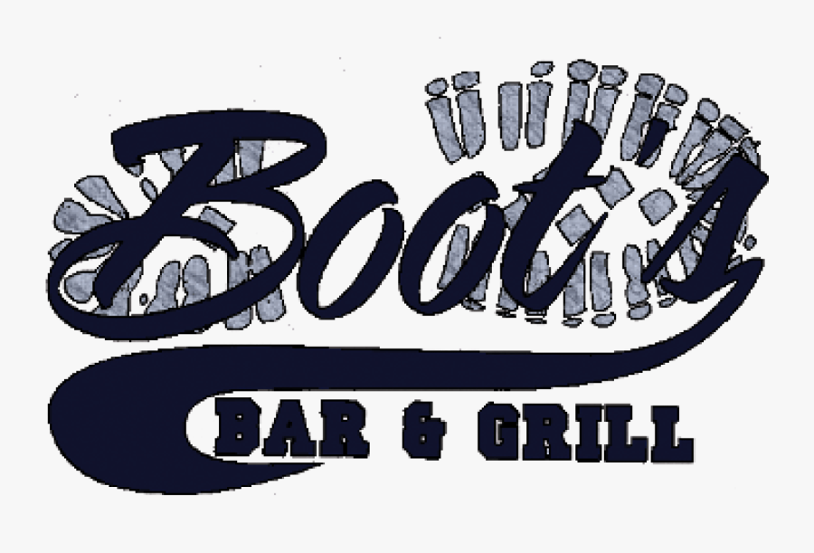Boots Bar And Grill - Calligraphy, Transparent Clipart