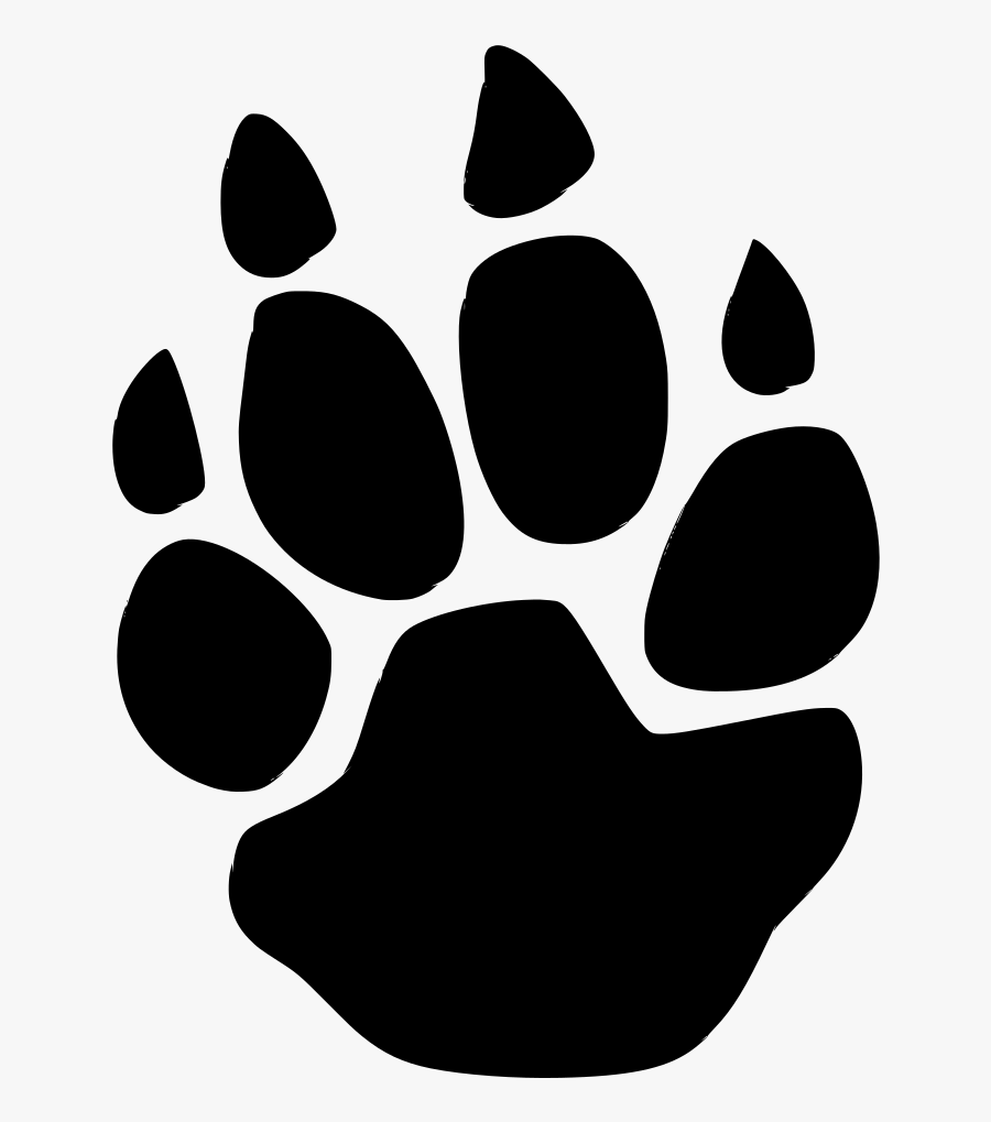 Wolf Paw Print Png Clipart , Png Download - Wolf Paw Print Vector, Transparent Clipart