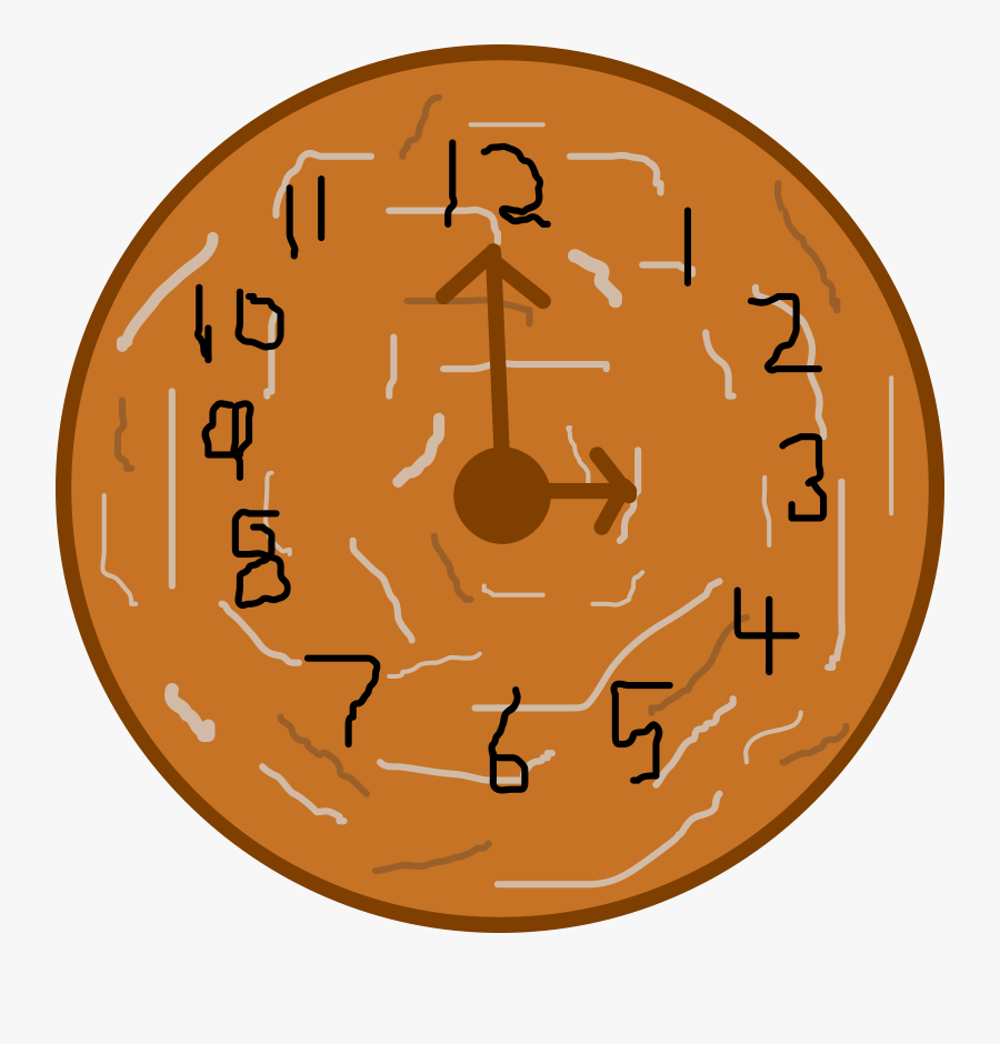 Doughnut Or Cookies Clock - Circle, Transparent Clipart