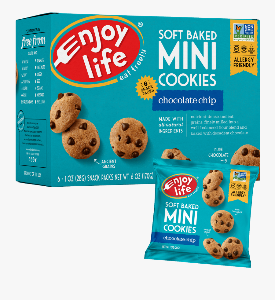 Enjoy Life Cookies, Transparent Clipart