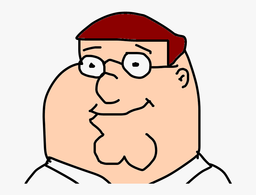 Character,glasses,vision - Peter Griffin Drawing On Snapchat, Transparent Clipart