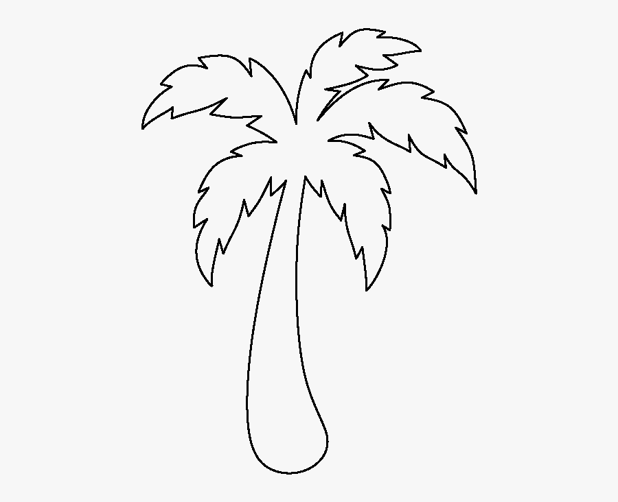 Reliable Palm Tree Leaf Template Perfect Printable - Molde De Arvore Em