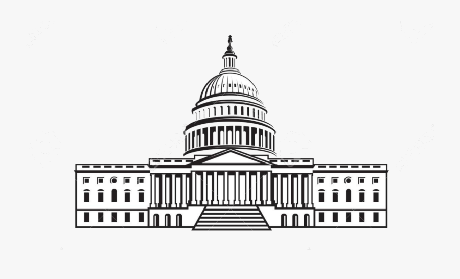 Logo - Washington Dc Capitol Building Drawing, Transparent Clipart