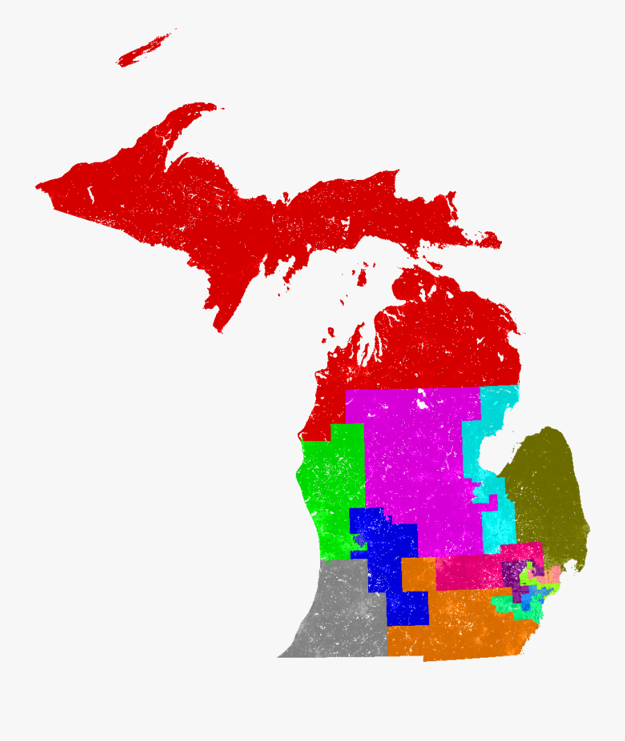 State Of Michigan Background, Transparent Clipart