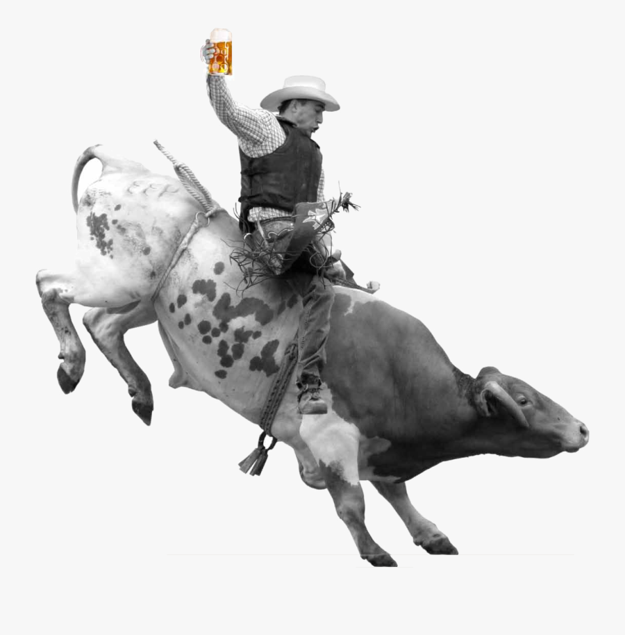 Bull Riding Png, Transparent Clipart