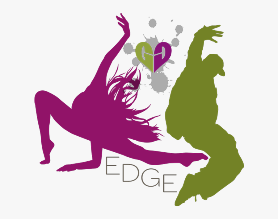 Edge Dance Crew - Hip Hop Dance Silhouette, Transparent Clipart