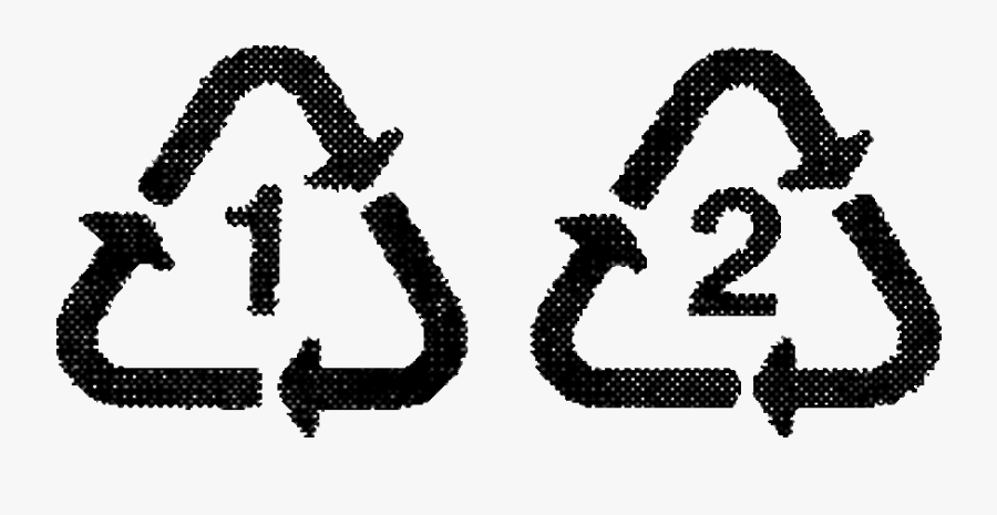 Recycling One Glass Bottle Saves Enough Electricity - Plastic Recycling Symbols 2, Transparent Clipart