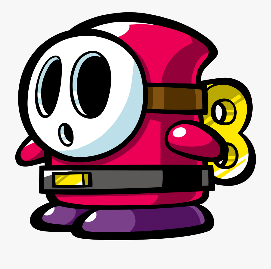 Mini Mario Shy Guy, Transparent Clipart