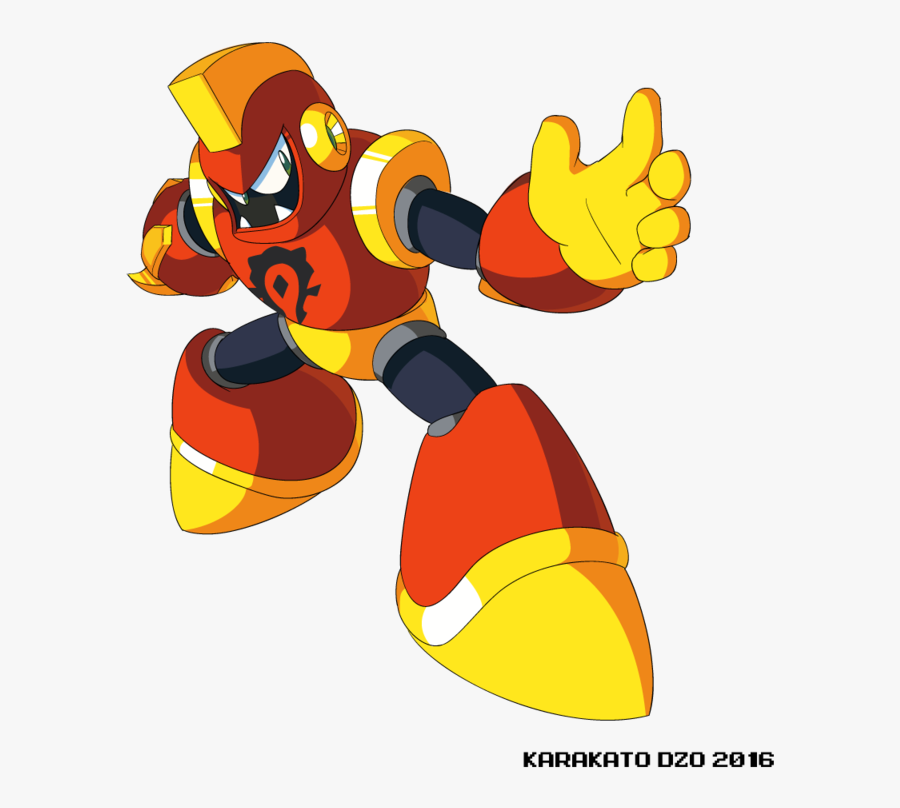 800 X 800 3 - Mega Man Axe Man, Transparent Clipart