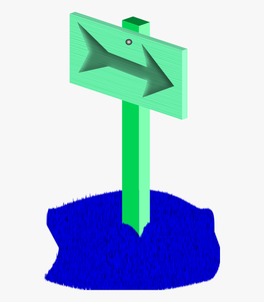 Sign Post Arrow Right - Sign Post Gif, Transparent Clipart