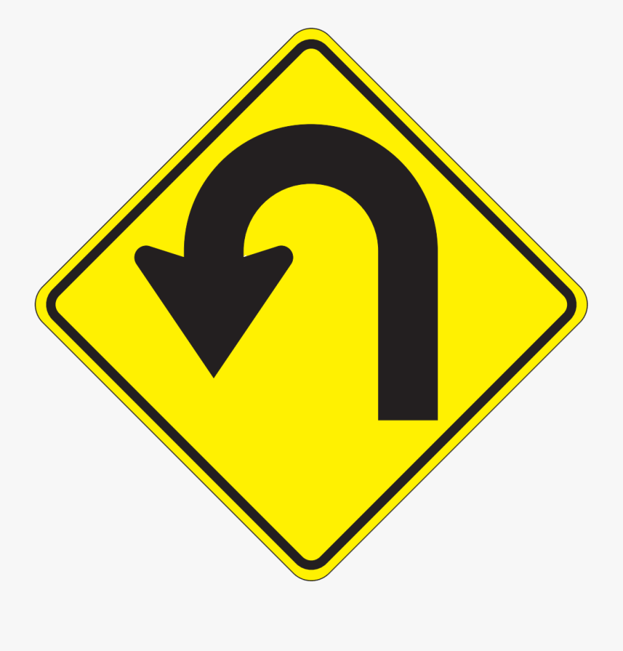 U Turn Road Sign , Free Transparent Clipart - ClipartKey