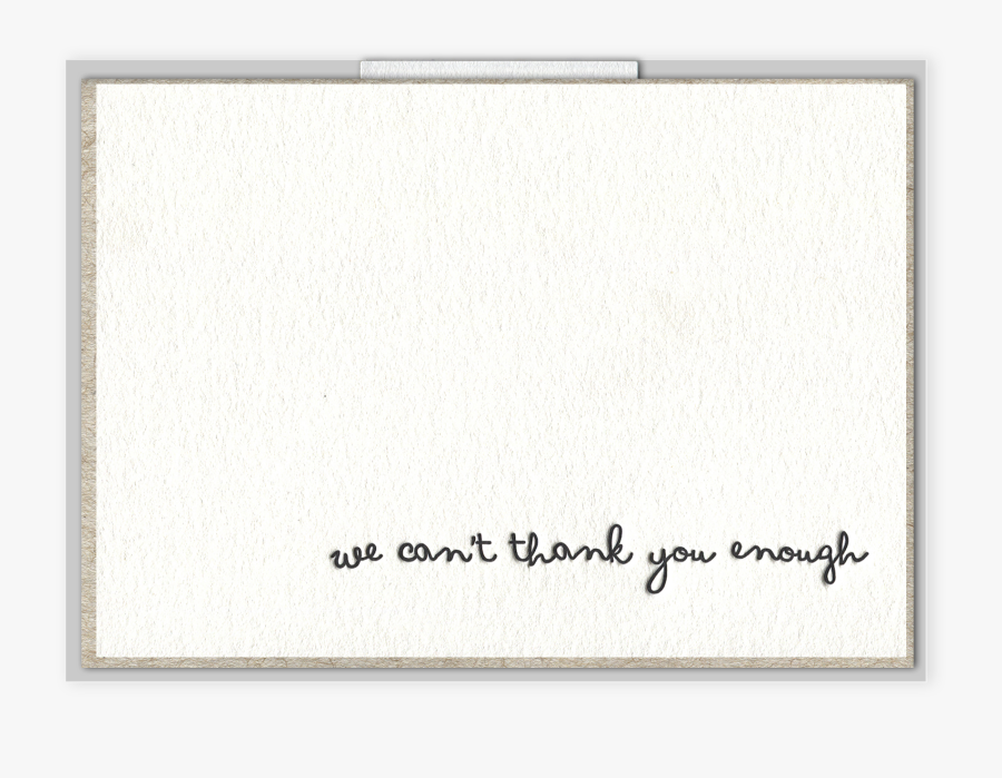 Blank Greeting Card Png - Handwriting, Transparent Clipart