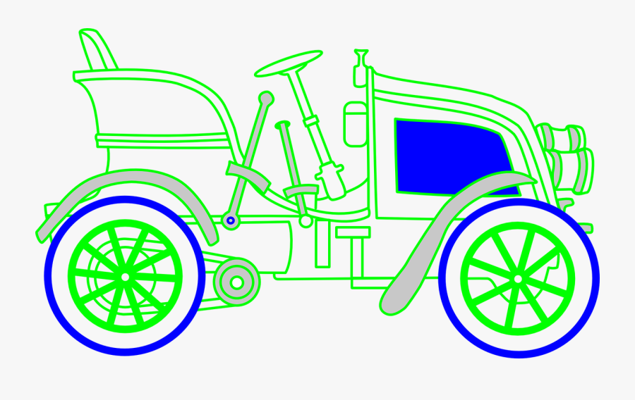 Vintage Car, Transparent Clipart