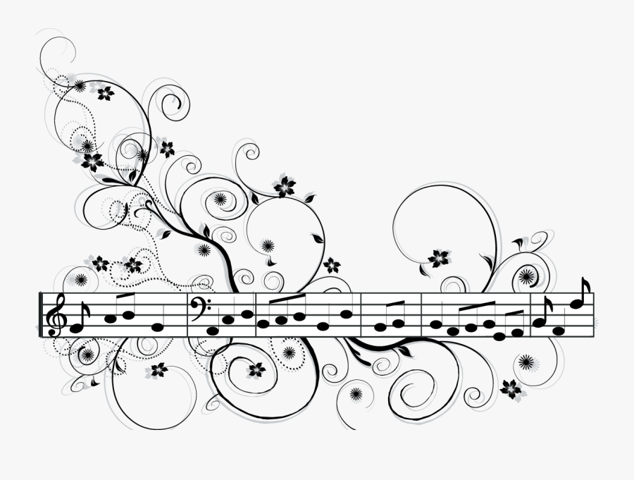 Clip Art Black And White Library Todo Transfer Doodles - Notas Musicales Png Para Photoshop, Transparent Clipart
