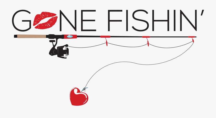 Gone Fishin Logo, Transparent Clipart