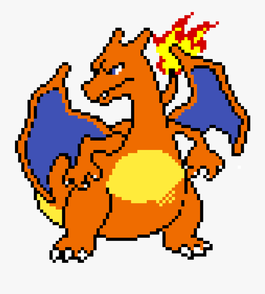 Charizard Pixel Art , Free Transparent Clipart - ClipartKey