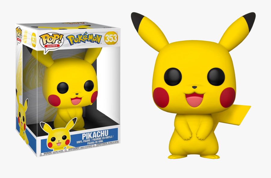 Funko Pop Pikachu 10 Inch, Transparent Clipart