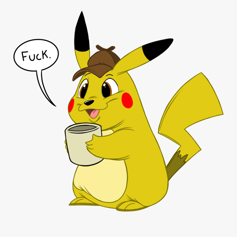 Pikachu Says A Naughty - Cartoon, Transparent Clipart