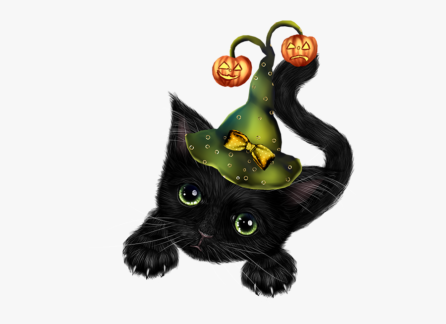 Pin By Paula Constantinescu On Cute Clipart 1 - Cat Cute Halloween Clipart, Transparent Clipart