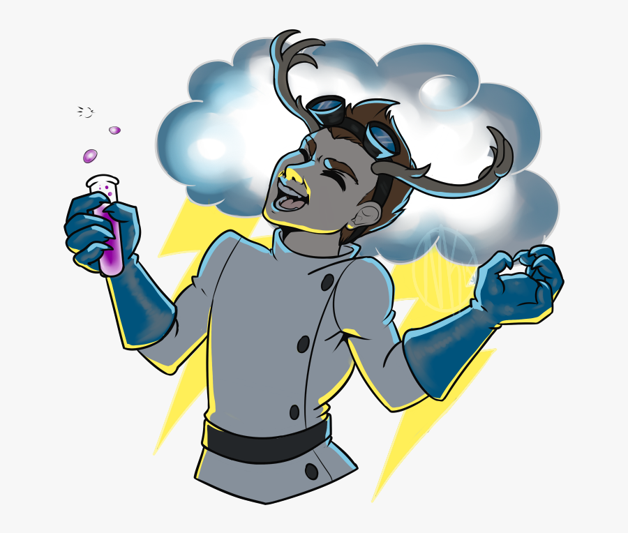 Mad Scientist - Cartoon, Transparent Clipart