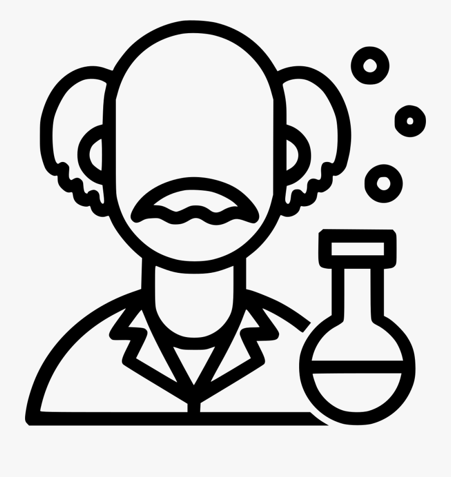 Scientist Einstein Knowledge Mad Scientific Science - Noun Project Scientist, Transparent Clipart