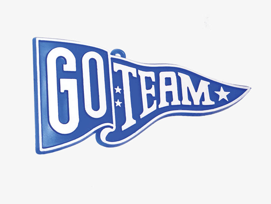 Go Team Pennant Clipart, Transparent Clipart