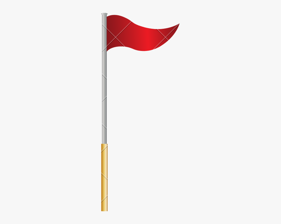 Clip Art Red Pennant - Flag, Transparent Clipart