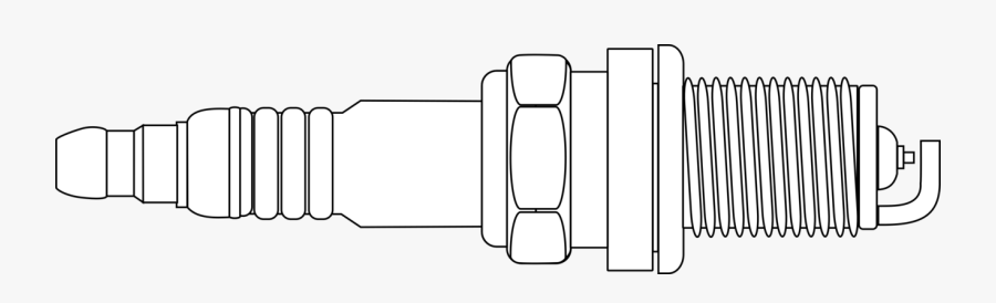 Drawing Of A Spark Plug, Transparent Clipart