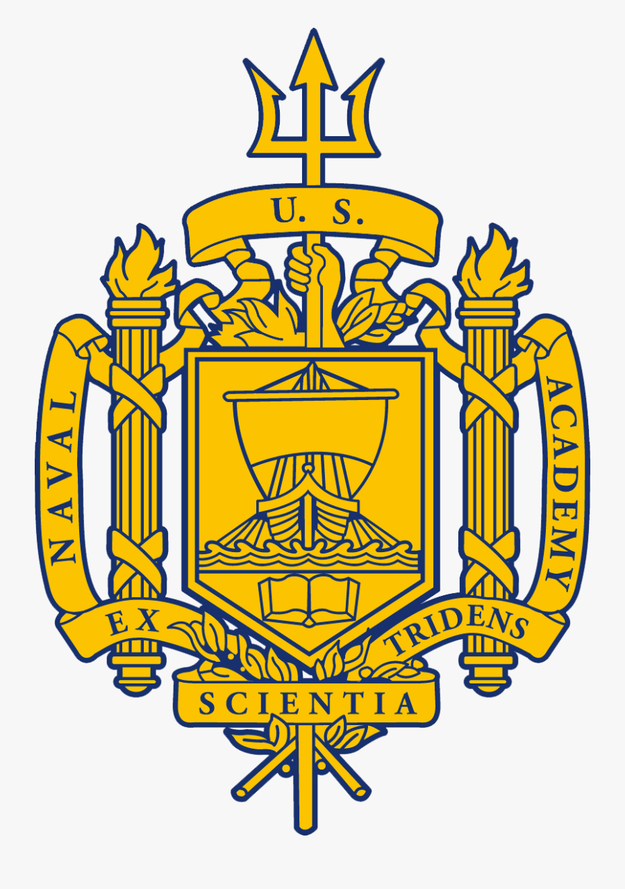 United States Naval Academy Crest, Transparent Clipart